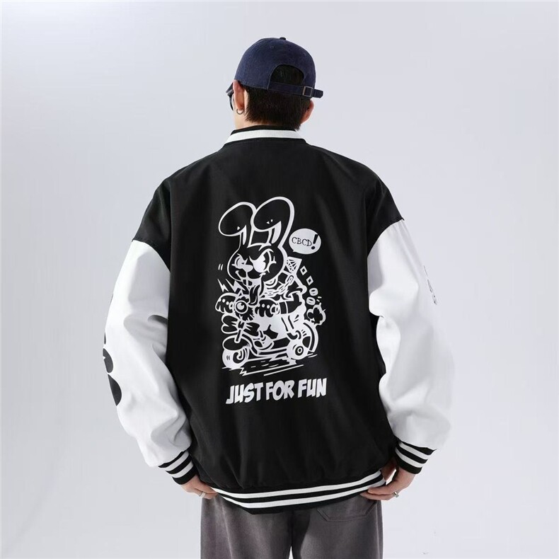 外套男女同款春秋新款百搭宽松情侣棒球服夹克JK848-P40,男装夹克,星座208-5