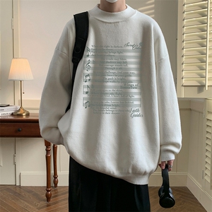 半高领毛衣男大码胖子针织衫毛线衣 M18428-P45 加绒款-P65图片