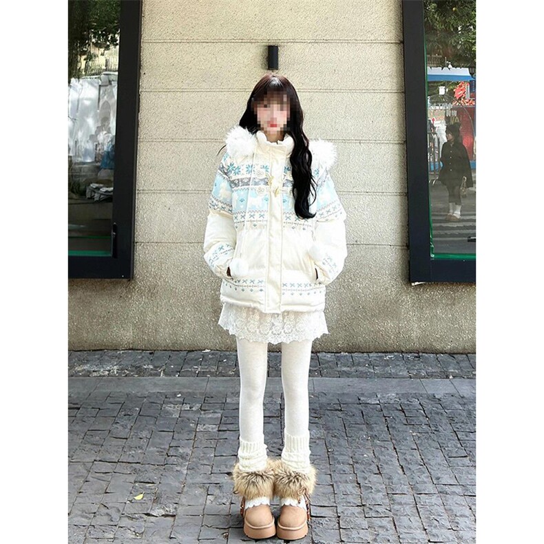 1506-1/M78901/P99女生冬季清纯甜妹可爱少女毛领连帽棉服,男装棉衣,星座1506-1