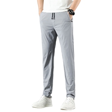 直播品质锦纶78.5氨纶21.5冰丝运动休闲裤男直筒长裤K2289-P45，男装休闲裤，星座815-2