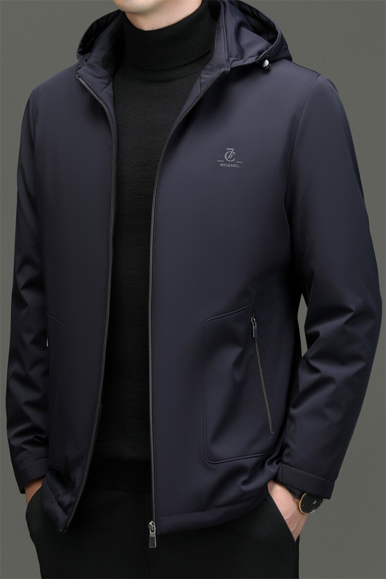 C91715钱塘2020-2冬季厚款商务休闲简约中年男士羽绒服P285,男装羽绒服,钱塘207-2