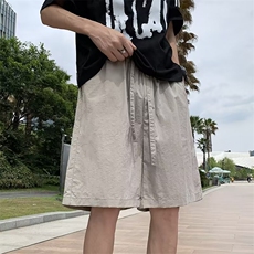 休闲运动沙滩短裤男潮牌篮球训练速干五分裤子夏薄款D1091，男装牛仔裤，星座1116A-1（原606A）