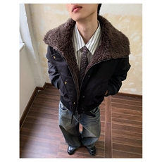2025新款冬季棉服棉衣男生加厚保暖面包服运动休闲潮牌帅气外套，男装棉衣，星座506A