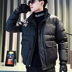 设计感立领羽绒棉服男冬季潮牌痞帅加厚棉衣2026新款男装短，男装棉衣，星座218-1（原230）