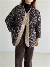 韩系花版羽绒服，女装棉衣/棉服，土布鱼