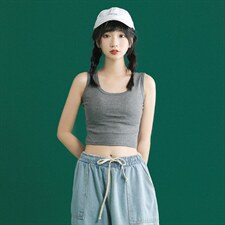 夏季新款中性修身舒适背心内搭95%棉无袖T恤女PX01P15控28，男装背心/马甲，电商A268