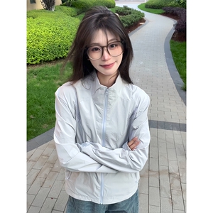 春夏款高品质冰感速干防晒服休闲户外运动外套透气弹力机能风夹克图片