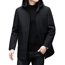 V3589钱塘2020-3新款商务休闲冬季厚款中年男士90鸭绒羽绒服P263，男装羽绒服，钱塘207-3