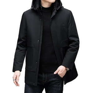 V3589钱塘2020-3新款商务休闲冬季厚款中年男士90鸭绒羽绒服P263图片