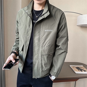 店主风立领品质外套春秋男装夹克B317-1801-P85图片