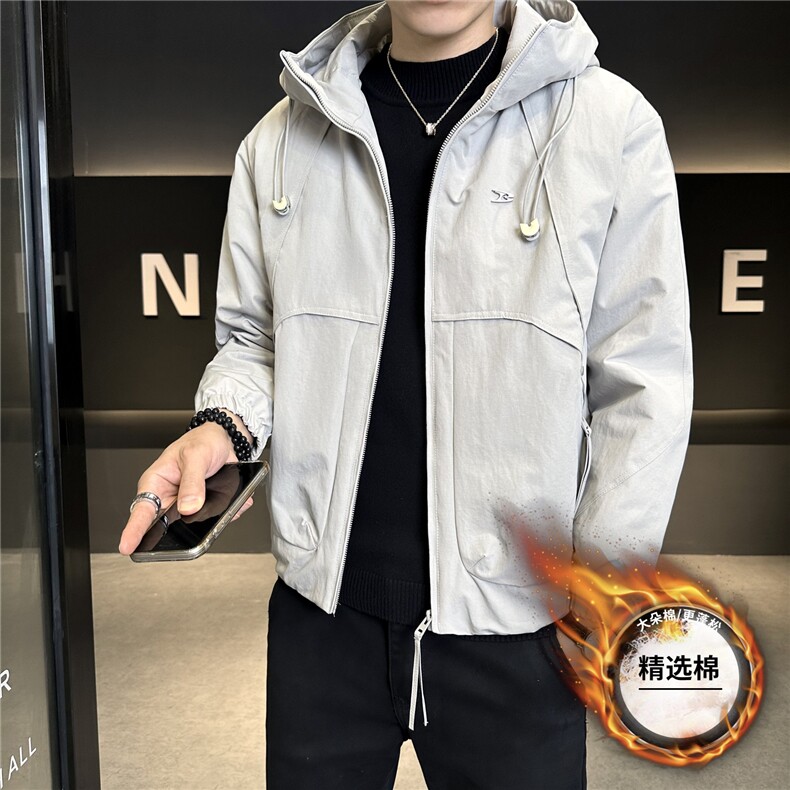 3918P1352025新款棉服加棉冲风衣夹克棉衣外套控卷后195,男装夹克,星座414（原B263）