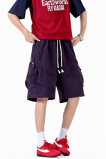 无影墙夏季冰感卫裤休闲短裤男拼接工装裤五分裤A436-2513-P40，男装休闲裤，电商A436