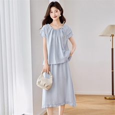 套装裙女2025夏新款韩系绝美甜美独特漂亮气质减龄一整套ootd穿搭，女装套装/套裙，江南富贵女