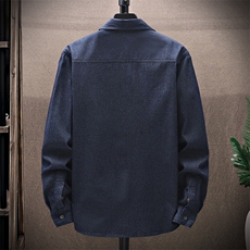 秋季流行男士牛仔衬衣时尚休闲长袖衬衫外套XZ310B-3-CY8003-P50，男装衬衫，星座310B-3