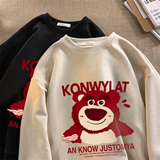 麂皮绒卫衣男大码重磅长袖t恤男JW81285-P35，男装卫衣，电商A040
