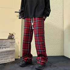 1506/QGZK0/P30新款宽松休闲裤百搭裤子夏季薄款坠感阔腿拖地长裤，男装休闲裤，星座1506