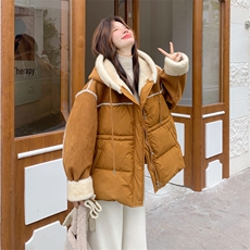 【新款】90绒拼接羽绒服2C115-2385-P295-K438，女装羽绒服，2C115
