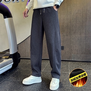 B340 K18863加绒P78108店主风小伙风新款高品质加绒弯刀裤男图片
