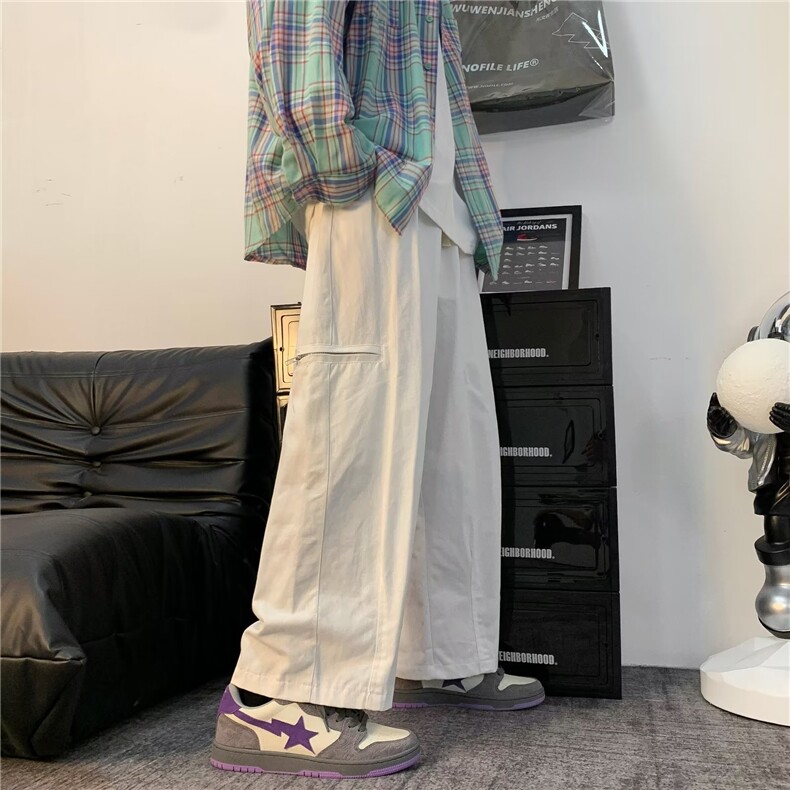 男夏季新款宽松休闲工装裤纯E66P36,男装休闲裤,星座1116-2
