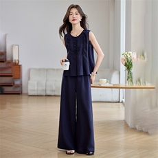 现货3273-P165-K218新款法式宽松上衣配阔腿裤，女装套装/套裙，浙宝210（原浙宝191）