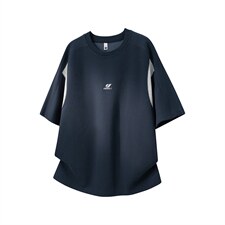 2026美式重磅冰感拼接T桖春夏DX2624-特P28控59，男装T恤，电商B208