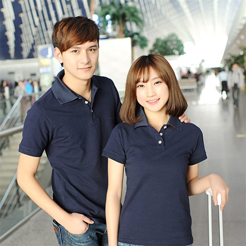 polo衫男生夏季纯短袖t恤情侣款广告衫工作服可定制LOGO311-P30,男装Polo衫,星座505-3