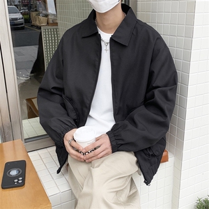 春秋痞帅外套男ins高街潮牌港风韩版潮流宽松夹克JK041-P65图片