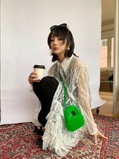 白色蕾丝罩衫，其它，WAN QING万青