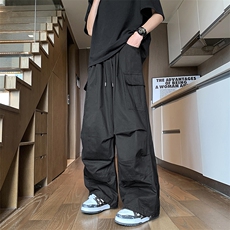 直筒长裤潮时尚潮牌青春流行百搭运动裤宽松型休闲裤，男装休闲裤，星座716-2