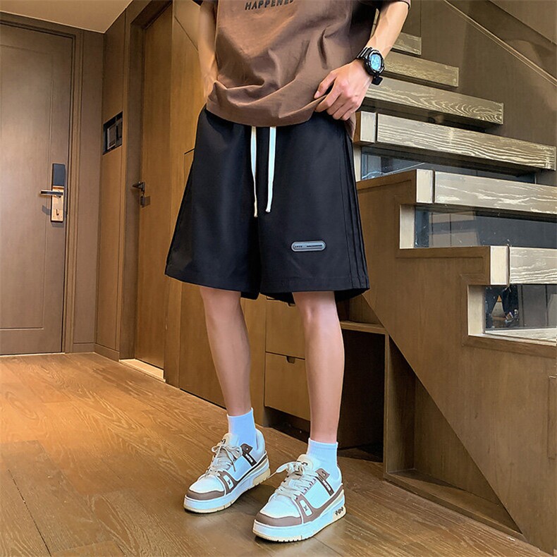 K152/P35夏季新款宽松休闲短裤男夏季五分裤潮大码男中裤子,男装休闲裤,电商基地A050