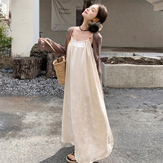 2024年夏季新款吊带提花连衣裙-款号9922-P105-K158，女装连衣裙，浙宝305