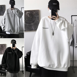 W33 情侣印花圆领秋冬卫衣 常规P28 加绒P38 S-5XL 支持定制图片