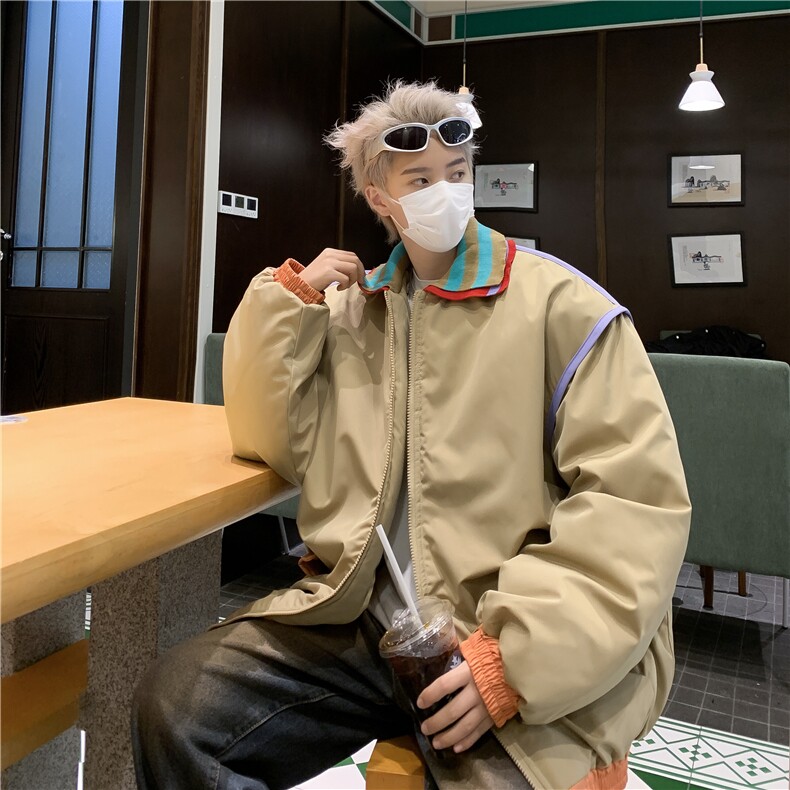 D8236-P662024双层美式高街百搭潮牌夹克男装外套,男装夹克,星座603-2
