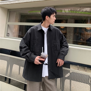 已下单24081-P55棉锦普洗面料秋季韩版休闲宽松长袖衬衫男士大码,围巾和衬衫搭配图片图片