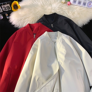 美式高阶可二开  秋季潮牌棒球服宽松夹克外套男女潮 8870  TP28图片