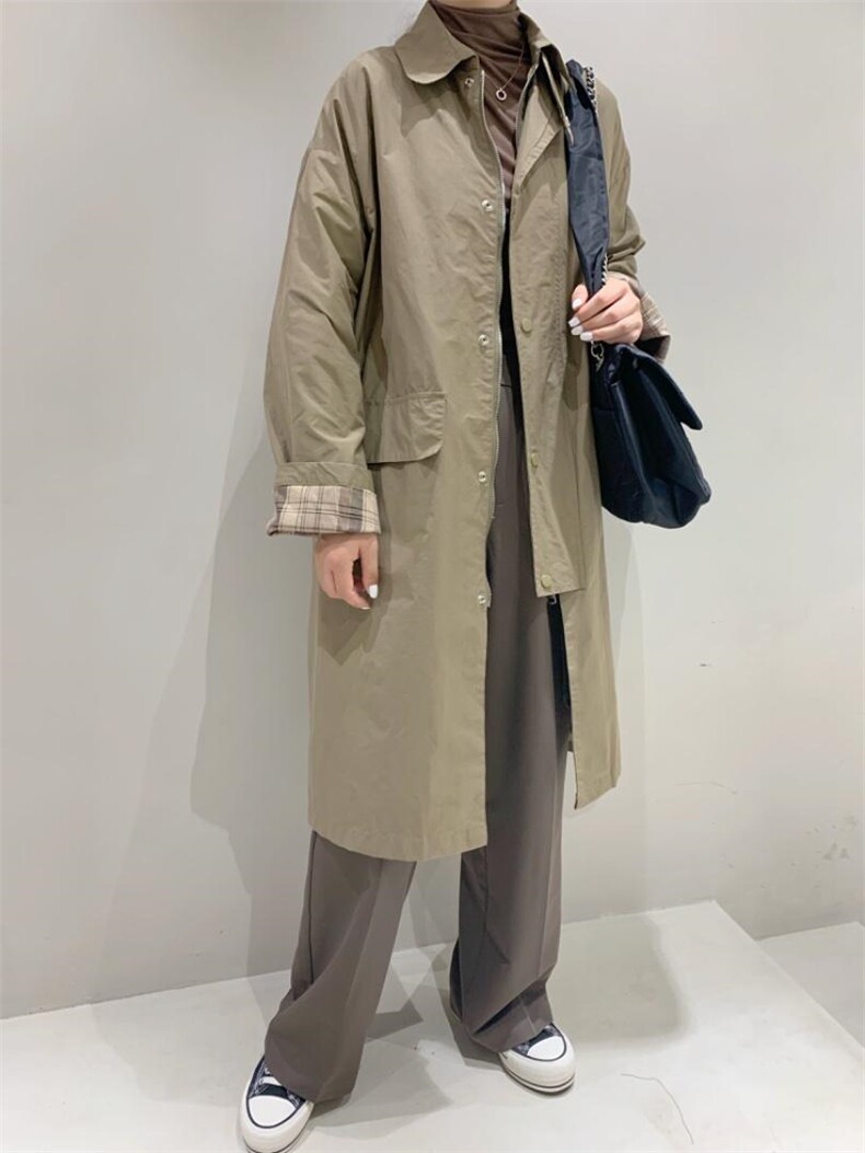 秋款风衣，女装风衣，良布品衣