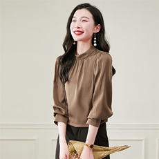 女装女士精品蕾丝衫雪纺衫1-3320常规单件套头百搭20，女装衬衫，阿舍尔精品