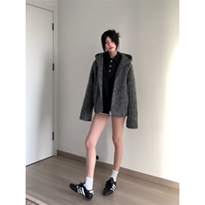 【有货】8153CC-特P86马海毛针织开衫毛衣男加厚拉链连帽外套，男装针织衫/毛衣，星座1007（原301D）