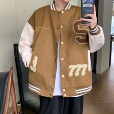 男夹克青少年l立领长袖字母潮夹克J304P65，男装夹克，星座1116-2