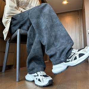脏脏裤情侣宽松直筒休闲运动卫裤 A472特P40 控68图片