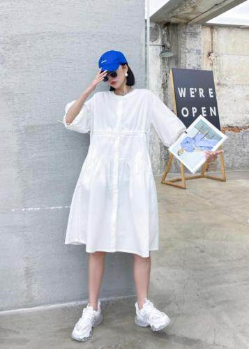 韩版抽绳连衣裙，女装连衣裙，玩美