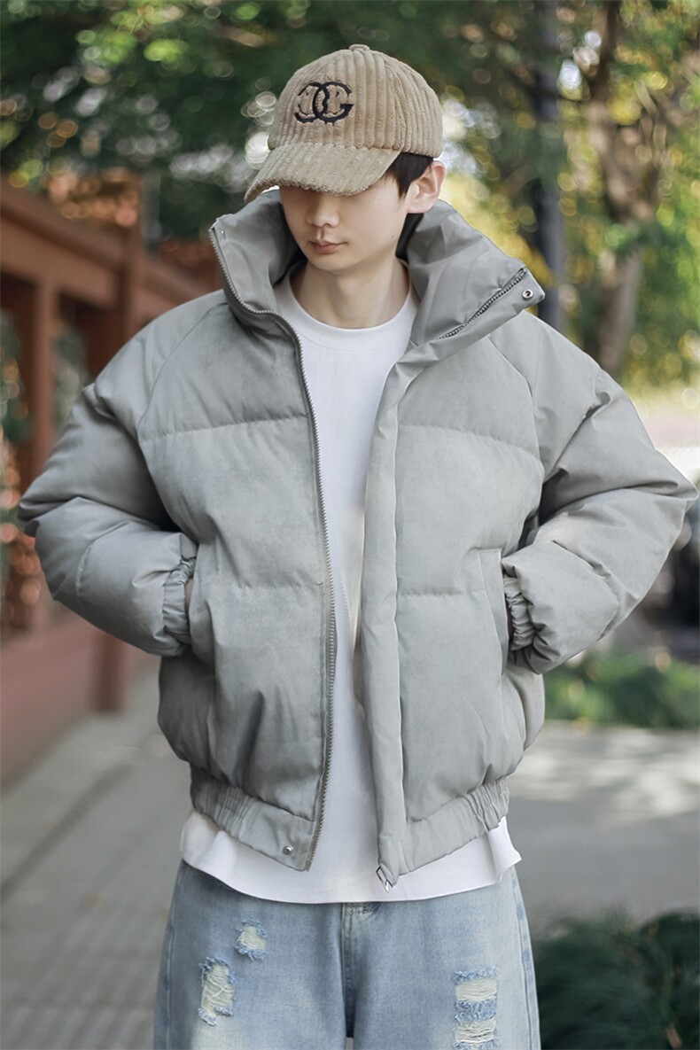 图潮牌撇帅冬季短款棉衣外套立领宽松面包服MY60/P85/118,男装棉衣,星座1412-2