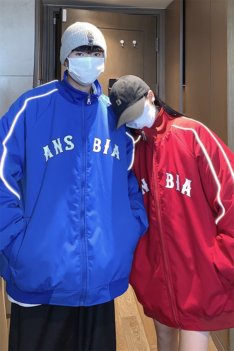 情侣装冬装反光宽松男士棉衣韩版百搭情侣棉服外套G1030P118男,男装棉衣,电商A339