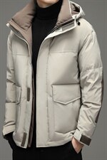 2021中年男羽绒服休闲冬装爸爸装连帽外套上衣YYYR101908-P320图片