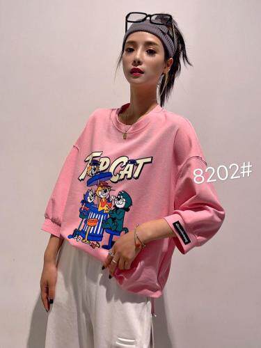 现货，夏季七分袖卫衣，女装卫衣/绒衫，柏旺阁