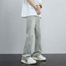 Cleanfit微喇牛仔裤男弹力KN96P55，男装牛仔裤，电商D325