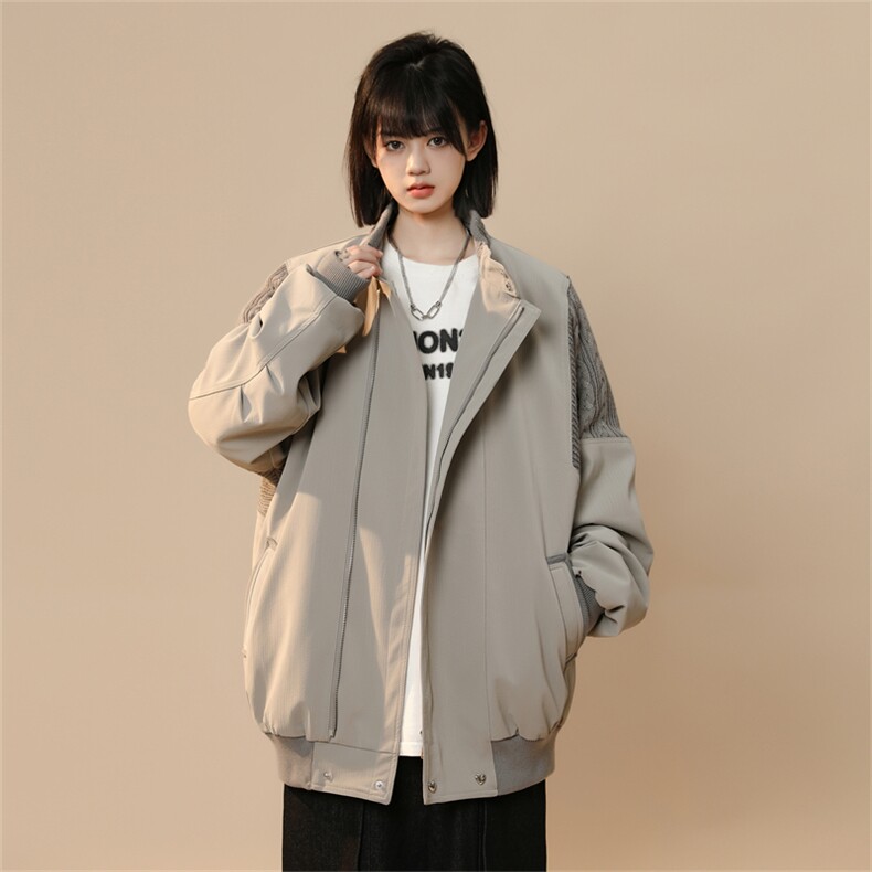 23s中性春秋设计感拼接外套1005-WT37-P85,女装短外套,星座1005