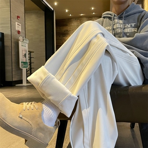 2025男女新款西裤休闲裤直筒长裤504-K190-P55控78(加绒P65控89)图片