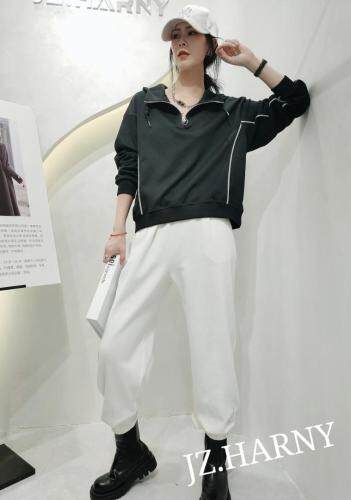 【现货】【2021】【秋装新品】【带帽卫衣】，女装卫衣/绒衫，俊泽.哈妮