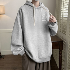 连帽卫衣男大码运动服帽衫外套WY2072-P35加绒款-P40，男装卫衣，电商A040